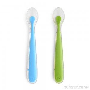 Munchkin 2 Pack Silicone Spoons Colors May Vary (Pack of 2 - Total 4 spoons) - B00II7MY9M